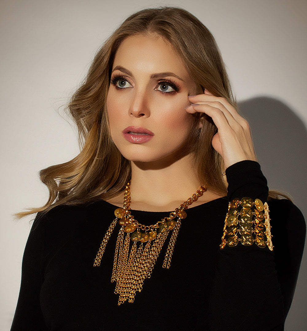 Collar lluvia cósmica