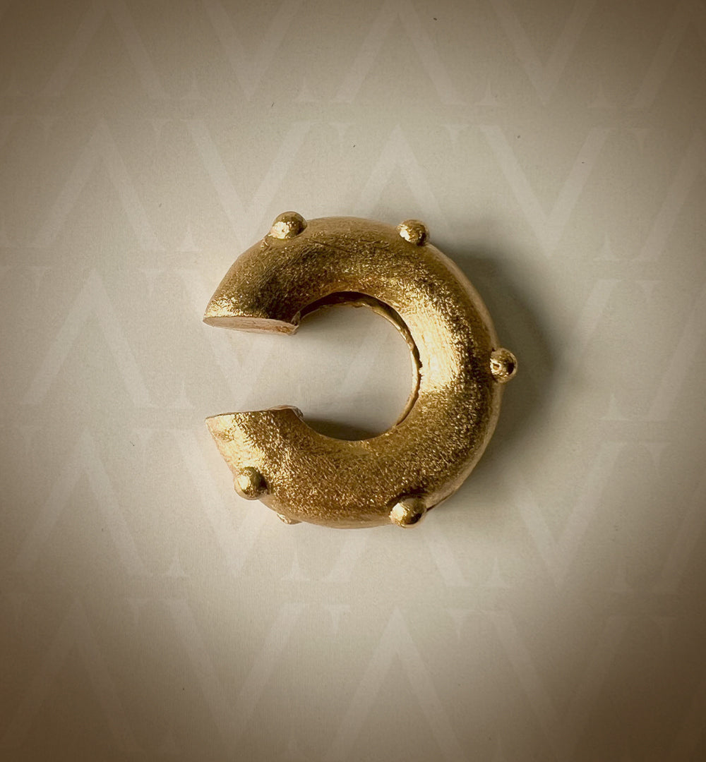 Earcuff doble esfera