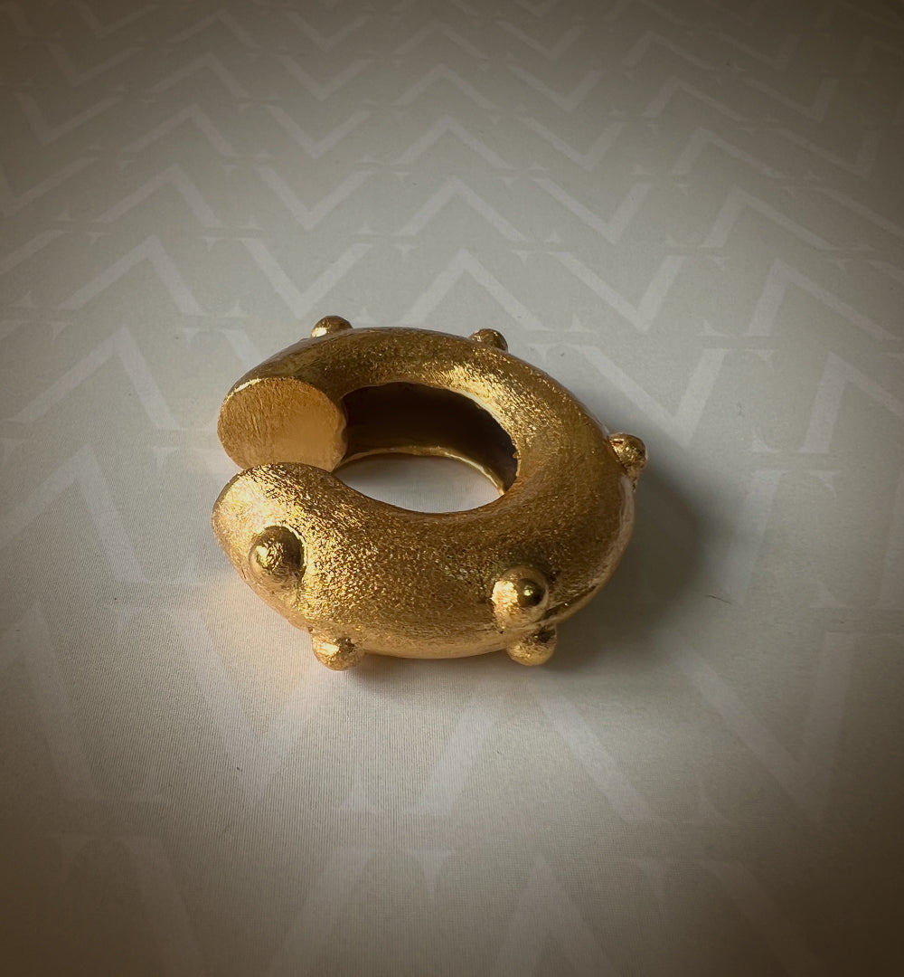 Earcuff doble esfera