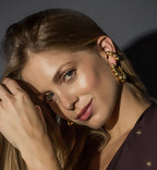 Earcuff multi esfera mediano