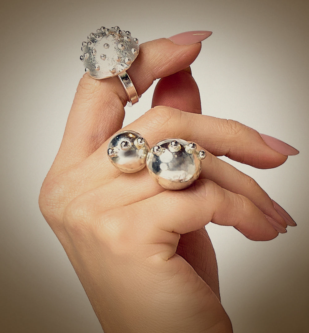Anillo ajustable Burbujas