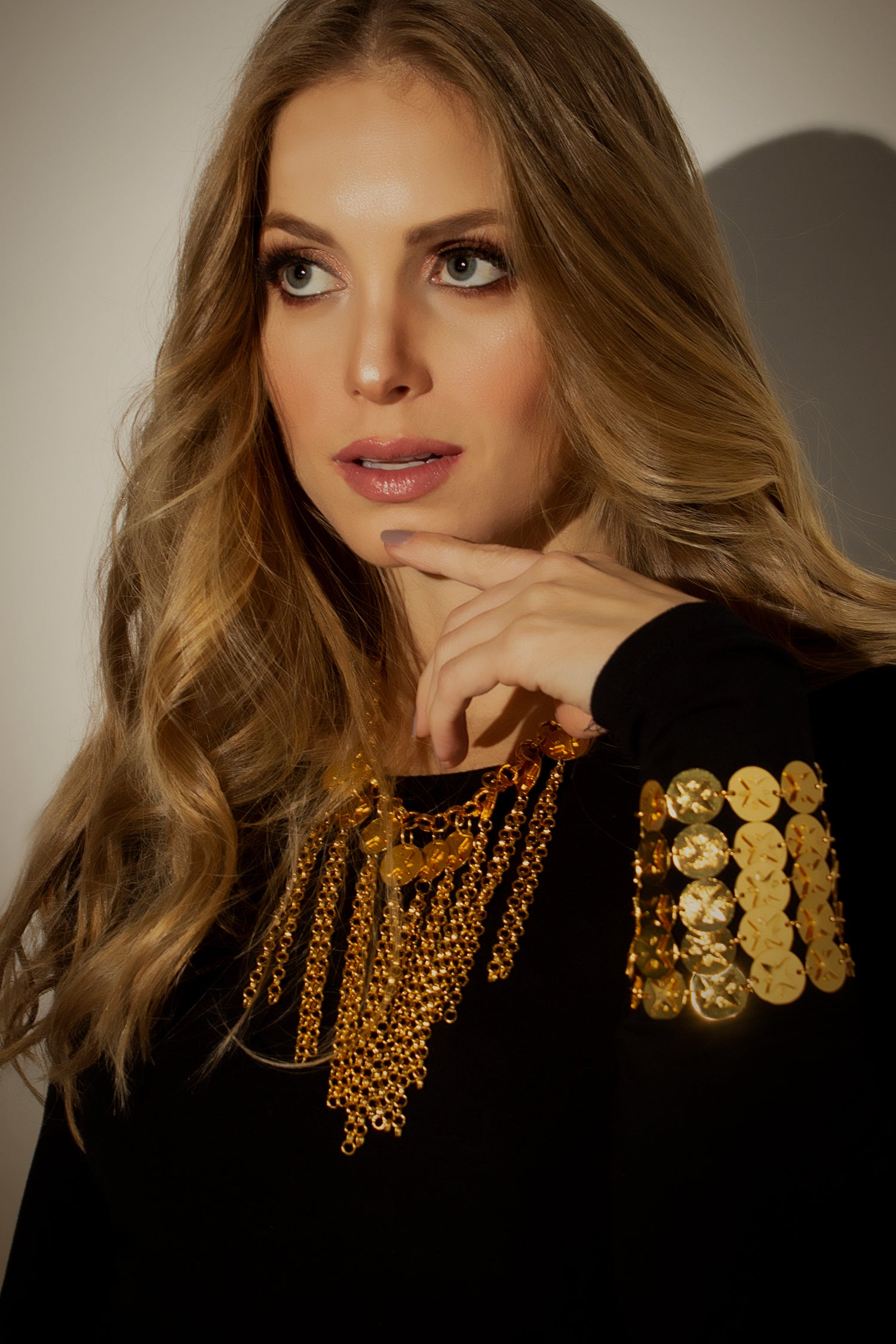 Collar lluvia cósmica